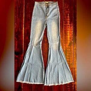 High Rise Extreme Flare Jeans size 5